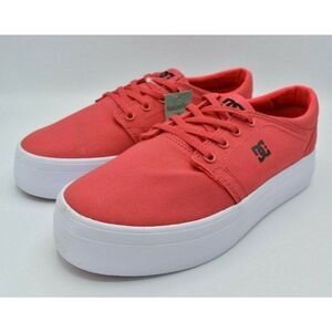 NWB DC Shoes Womens Size 8 Trase Platform Crazy Pink Black‎ Skate Shoes